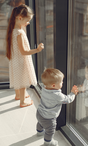 Protect your children against the threats broken glass poses.